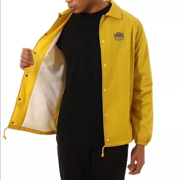 Vans Torrey Jacket Mens Raincoat Yellow 